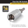Titan 5/64" Hex Bit Socket With 1/4" Drive