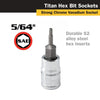 Titan 5/64" Hex Bit Socket With 1/4" Drive