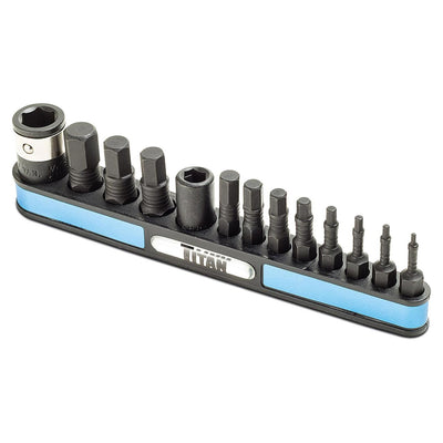 Titan Metric Impact Hex Bit Set (13 Piece)