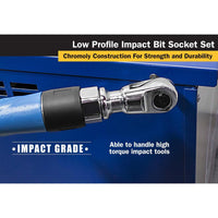 Titan Impact Grade Tamper Resistant Stubby Star Bit Socket Set (10 Piece Set)