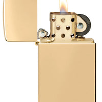 Zippo Slim Brass