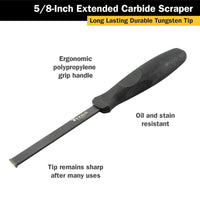 Titan 5/8" Extended Carbide Scraper