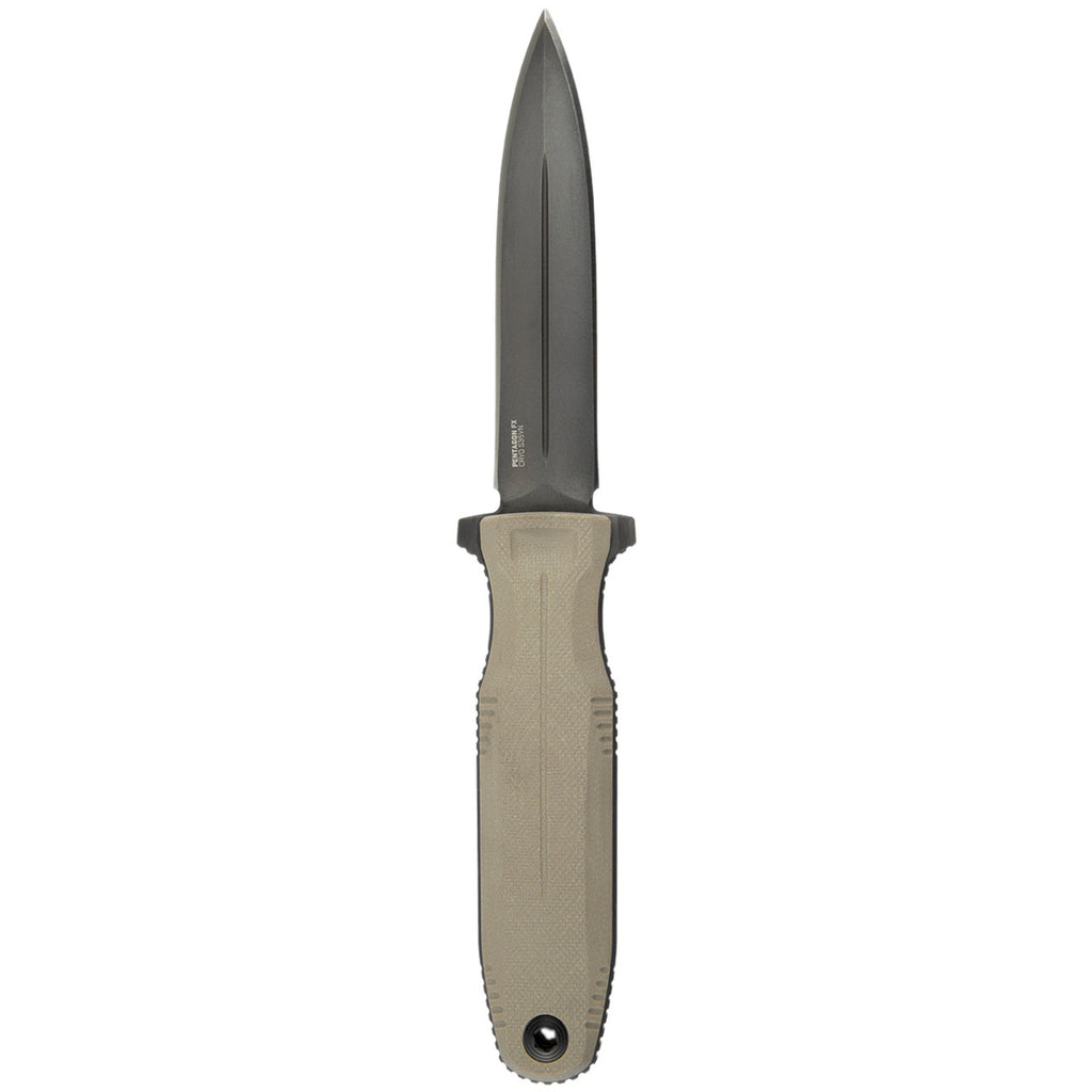 Sog Pentagon Fx 4.7" Fixed Blade Knife (fde)