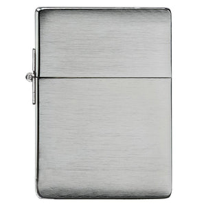 Zippo Windproof Lighter 1935 Replica W/o Slashes Brushed Chrome