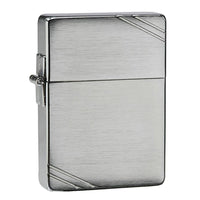 Zippo *1935* Windproof Lighter 1935 Replica W/slashesbrushed Chrome
