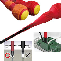 Vessel Ball Grip Insulated Screwdriver 5pc. Set No.2005pbu