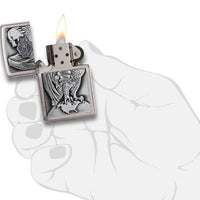 Zippo Windproof Lighter Harley-davidson Eagle Wings Live The Legend