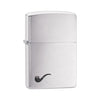 Zippo Windproof Lighter Pipe Lighter Brushed Chrome