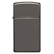 Zippo Windproof Lighter Slim Case Black Ice Finish