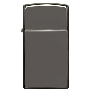 Zippo Windproof Lighter Slim Case Black Ice Finish