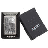 Zippo Windproof Lighter Timberwolves Emblem Brushed Chrome
