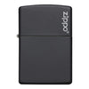 Zippo Windproof Lighter Black Matte W/zippo Logo