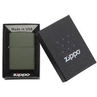 Zippo Windproof Lighter Green Matte