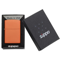 Zippo Windproof Lighter Orange Matte