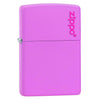 Zippo Windproof Lighter Pink Matte With Zippo Logo