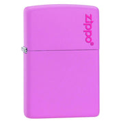 Zippo Windproof Lighter Pink Matte With Zippo Logo