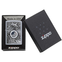 Zippo Windproof Lighter Joined Forces Emblem Street Chrome