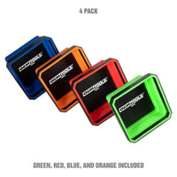 Oem Tools Magnetic Foldable Tray And Nut Cup Set For Small Parts Storage And Organization (4 Pack)