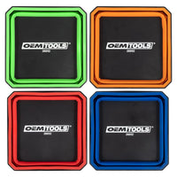 Oem Tools Magnetic Foldable Tray And Nut Cup Set For Small Parts Storage And Organization (4 Pack)