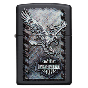 Zippo Harley-davidson Iron Eagle Black Matte