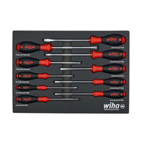 Wiha Softfinish Cushion Grip Screwdriver Tray Set (10-piece)