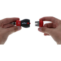 Wiha 14-in-1 Softfinish Stubby Bit Holder: Slotted/phillips/square Drivers