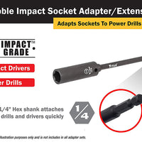 Titan 9 Pc Impact Wobble Socket Adapter Set