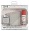Zippo Butane Insert Gift Set White