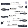 Vessel Armor Grip Screwdriver 8pc. Set No.550a8ptu