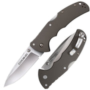 Cold Steel Code 4 Spear Point Folding Knife 3-1/2" S35vn Satin Plain Blade Aluminum Handles