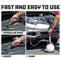 Powerbuilt Oil / Fluid Extractor - 6.3qt. (6l) Capacity