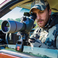 Bog Spotting Scope Adaptor With Padded Car Window Clamp