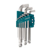 Vessel Metric Ball Point Hex Short L-key Wrench Set (9 Piece)
