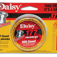 Daisy ( 987597-406) .177cal Precisionmax Premium Flat-nose Lead Pellets (500 Count)