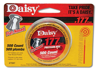 Daisy ( 987597-406) .177cal Precisionmax Premium Flat-nose Lead Pellets (500 Count)
