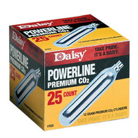Daisy (997025-604) Outdoor Products Co2 Cylinder 25 Count Silver 12gm