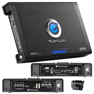 Planet Audio 2 Channel Amplifier 2000w Max