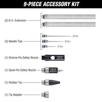 Flexzilla™ X1™ Blow Gun Kit 10-piece Zillagreen®