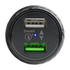 Audiopipe 2.4 Amp Dual Usb Car Charger - Qc3.0 + Usb A
