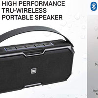 Dual Truwireless Portable Tap-to-pair Technology Bluetooth Speaker - Weather Resistant & Ip67 Rated