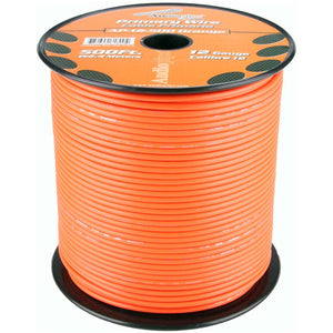 Audiopipe Primary Wire 12-gauge 500 Foot Spool - Orange