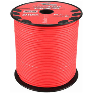 Audiopipe Primary Wire 12-gauge 500 Foot Spool - Red