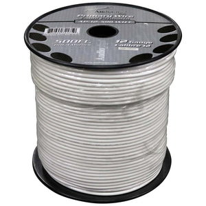 Audiopipe Primary Wire 12-gauge 500 Foot Spool - White