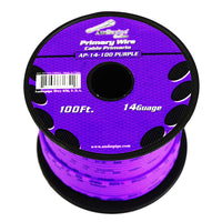 Audiopipe 14 Gauge 100ft Purple Primary Wire