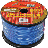 Audiopipe 16 Gauge 500ft Primary Wire Blue