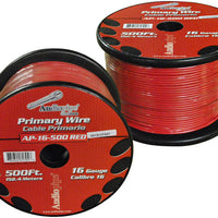 Audiopipe 16 Gauge 500ft Primary Wire Red