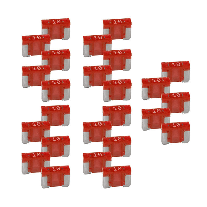 Audiopipe *is-atm-lp-10* Atm 10 Amp Low Profile Mini Fuse (25 Pack)