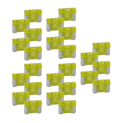 Audiopipe Atm 20 Amp Low Profile Mini Fuse (25 Pack)