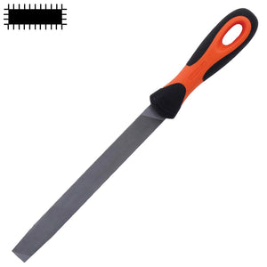 Bahco 10" Mill File Bastard Cut 40 Tpi With Ergo Handle