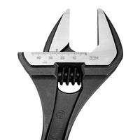Bahco 10" Wide Jaw Adjustable Wrench With Valve-persuader Hook